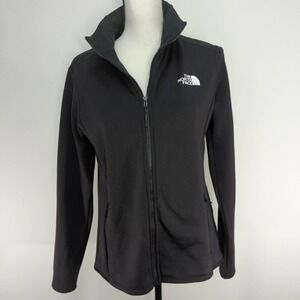 The‎ North Face Womens Jacket Sweater Black Embroidered M